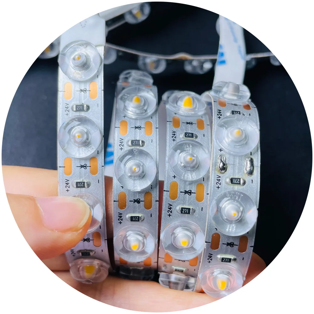 lens 170 degree LED strip LED flexible wall washer rope DC24V shadowless flexible strip for light box advertising board