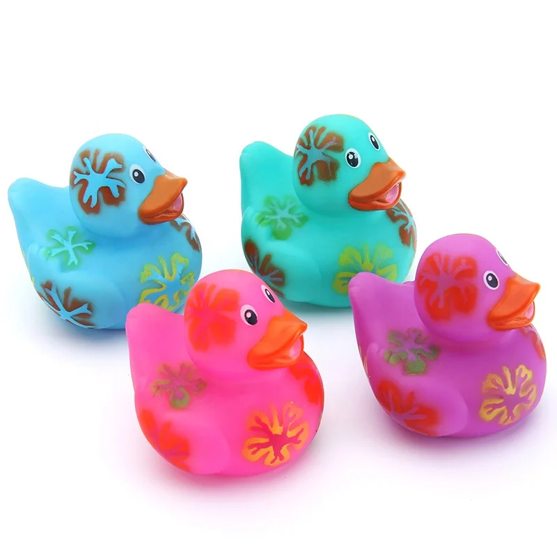 Custom Multicolor Bulk Bathtub Squeaky Bath Rubber Duck Weighted Floating Race bath duck