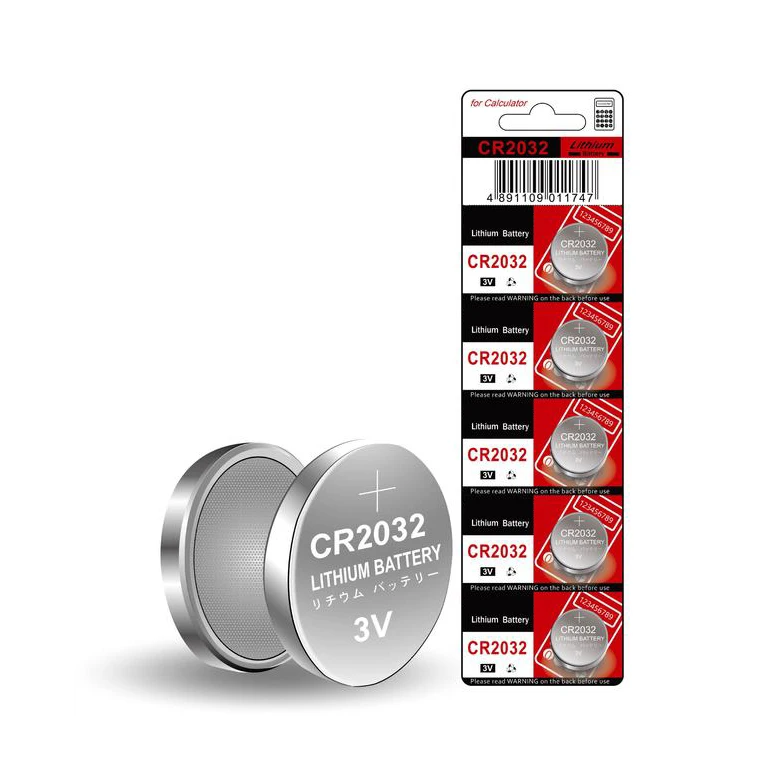 Cr 2032 3v Lithium batteries CE Button Cell Battery Coin 5pcs/blister 225mah Dl2032 Ecr2032 Gpcr2032 Cr2032 For Watch