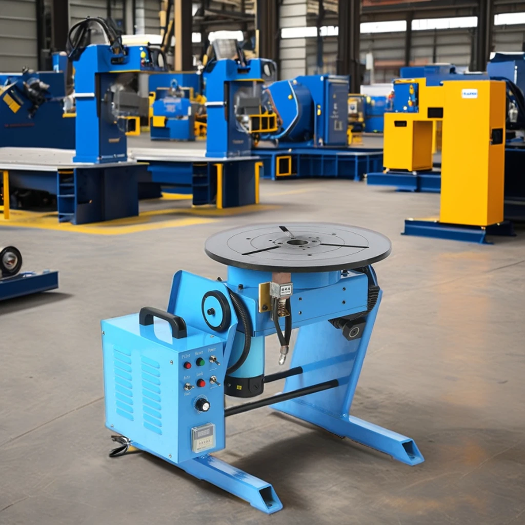 Automatic 300kg Welding Positioner 220V Motor 200mm Chuck Timing Hole Turntable 200Mm Engine Bearing Core Welding Positioners