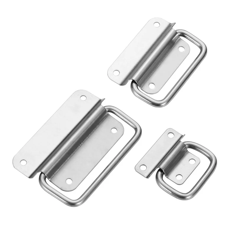 Folding Handles for test Chamber Doors and windows Tool Box Beehive Surface-mounted Rotating Transport Boxes