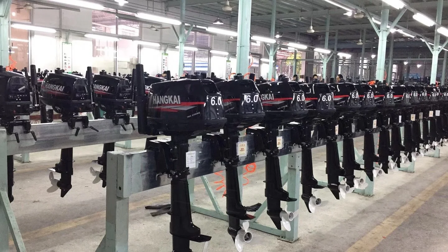 China 5hp 2-Stroke Petrol Boat Engine Outboard Motors HANGKAI