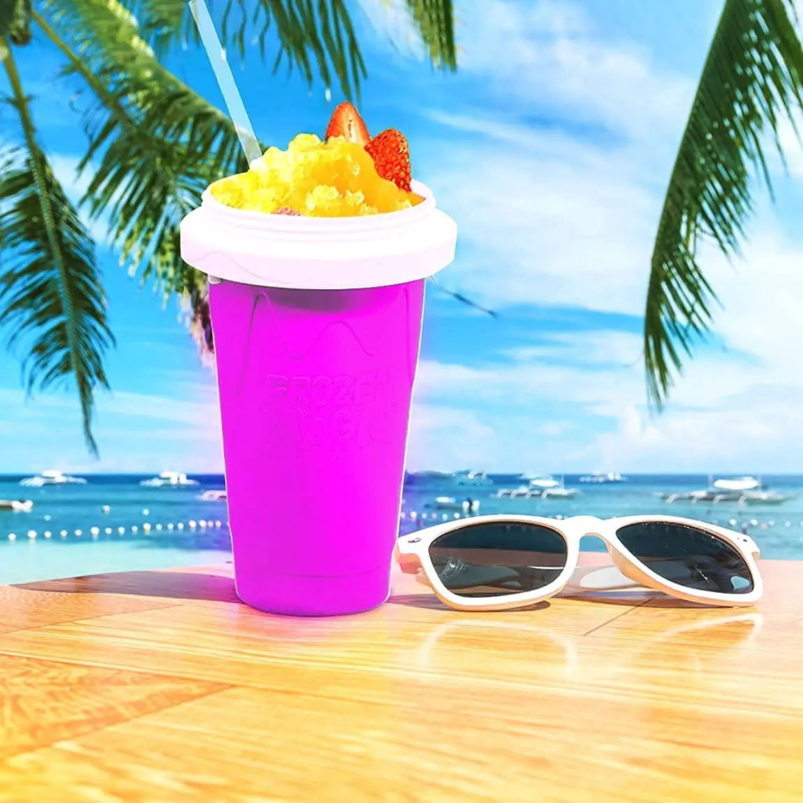 slushy cup maker,TIK TOK Magic Quick slushie maker cup for kids,magic slushy maker