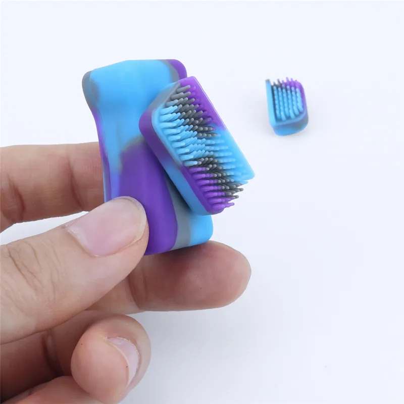 2024 Custom Logo Creative Glass Bottle Cleaning Tool Magnetic Silicone Brush Smoking Accessories Home Water Bottle Clean Brush