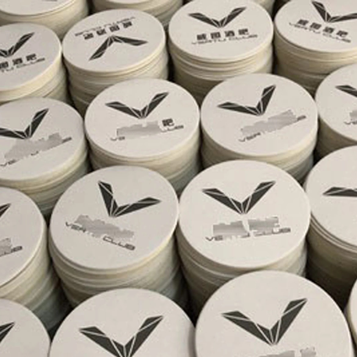 Factory wholesale cardboard printing Round Paper Coaster custom For Beer Drink