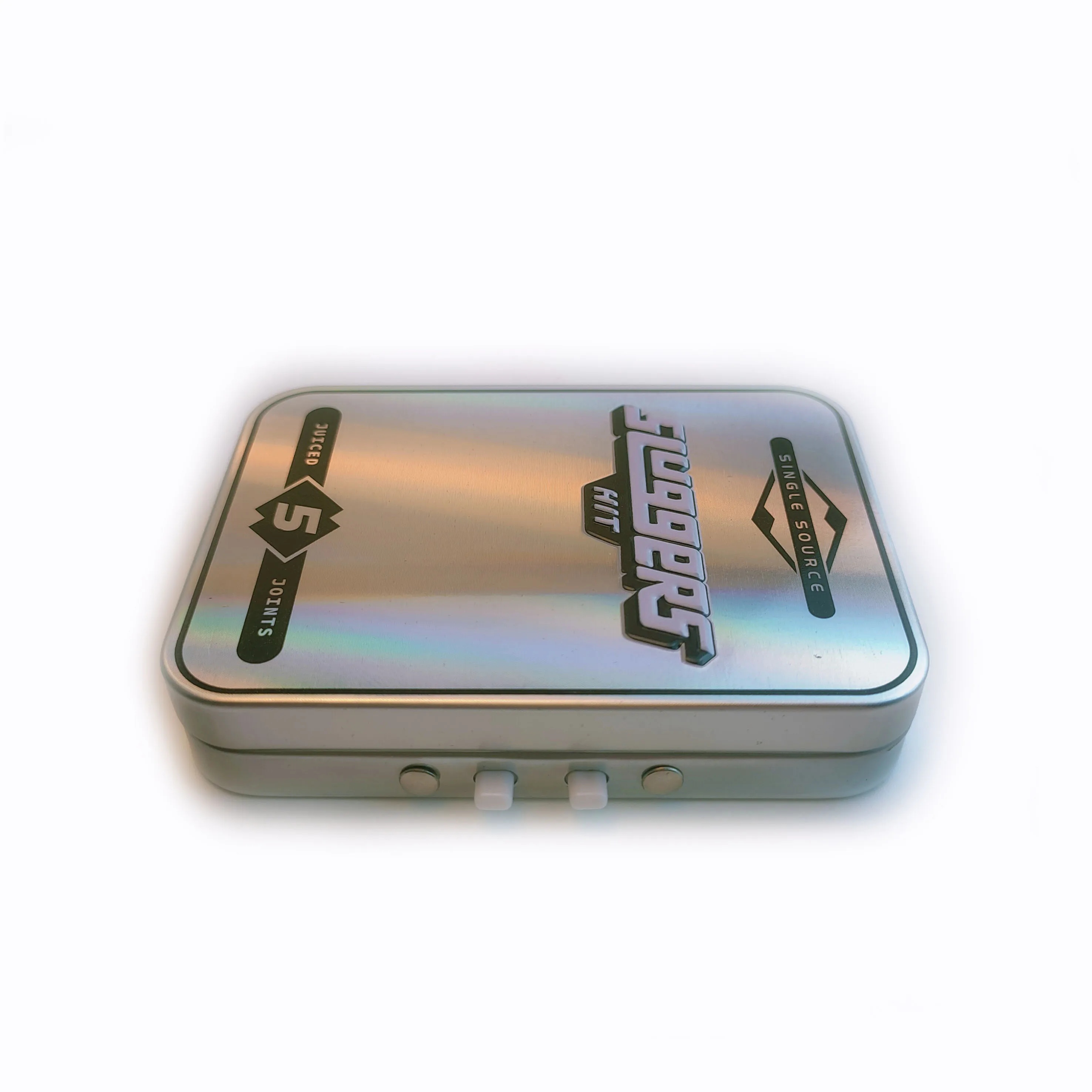 Hz Custom Tin Packaging Rectangle Mini Cigarette Child Protection Resistant Metal Box Small  Spice CR Tin Box