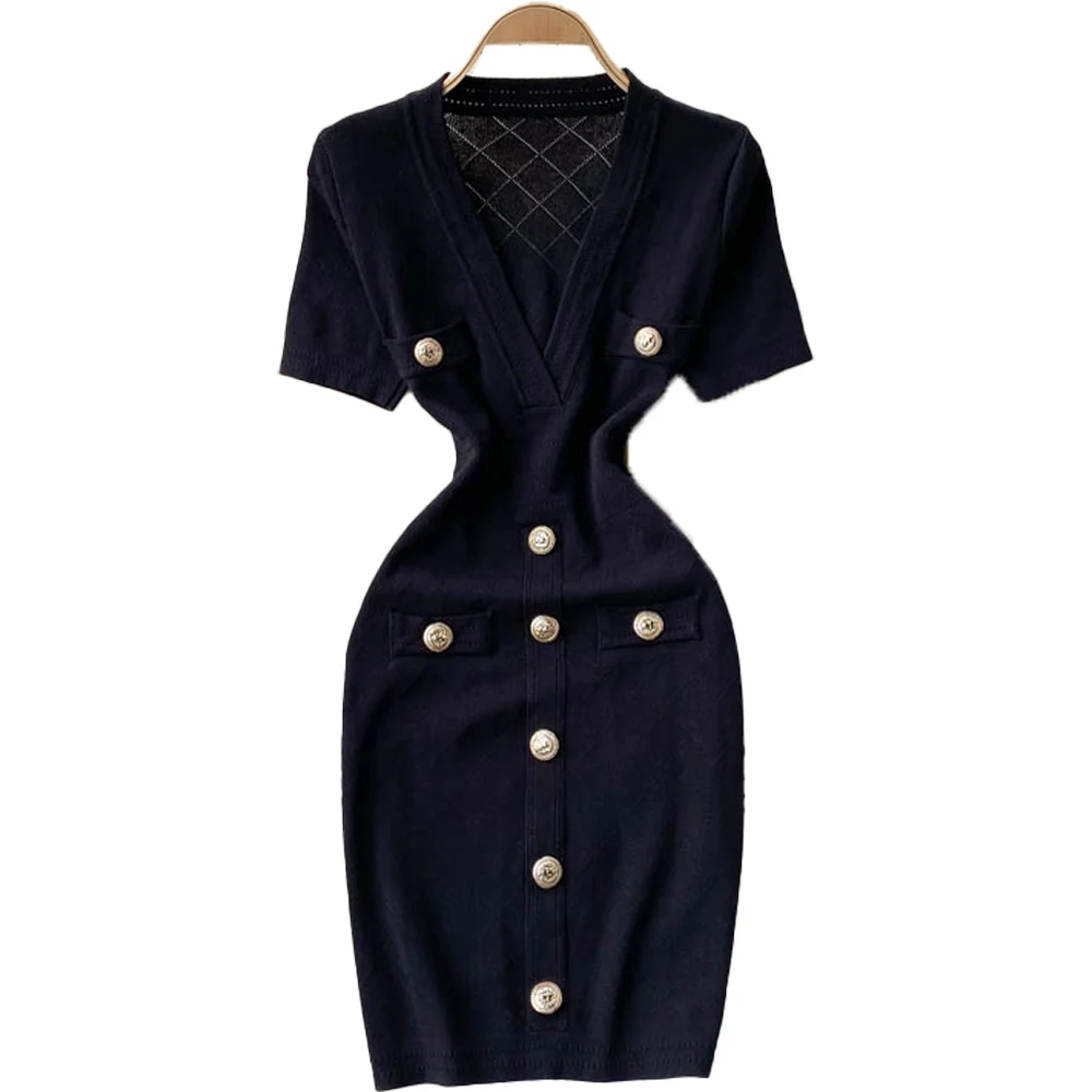 2021 women v-neck short sleeve bottom design bodycon slim sexy elegant night club dresses