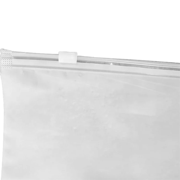 Custom Logo Clothing Bag  in plastic bags  Opp Pvc Zipper Packing Clothing Bag