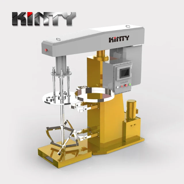 KINTY Vacuum Mixer Homogenizer Laboratory High Speed Disperser Paint High Speed Dispersion Machine For Coating Ink Pigment