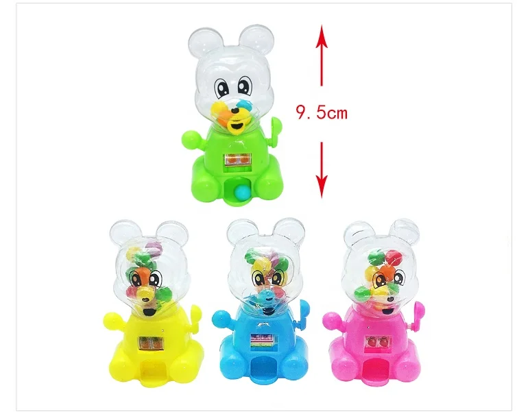 Dispenser candy rabbit shape machine candy toys with pressed candy