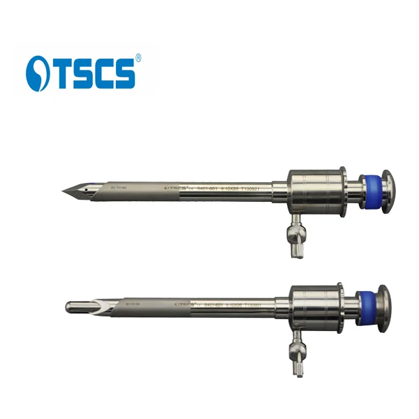 Лапароскопическая многоразовая поперечная канюля троакара из нержавеющей стали