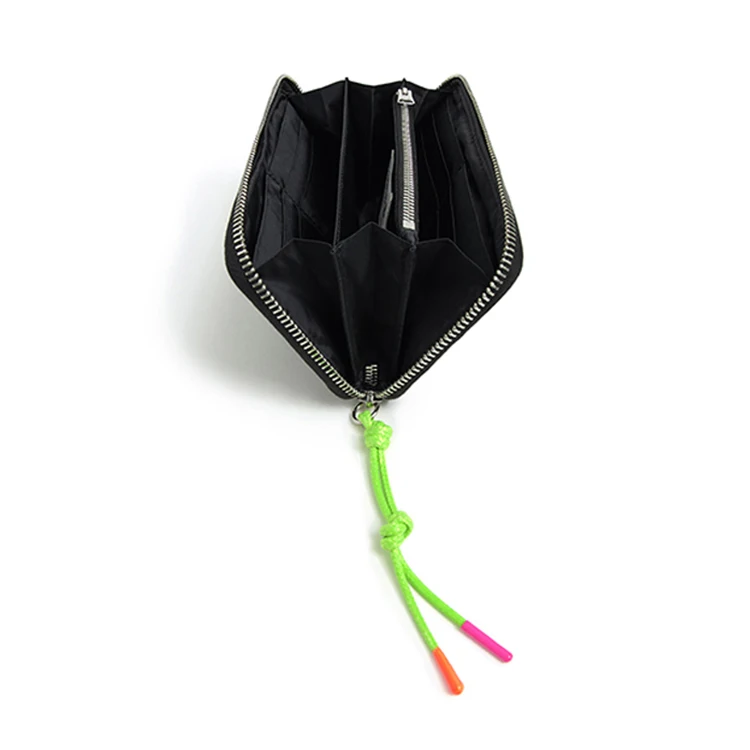 Paparazzi PA0111 Rfid Nylon Carder Holder Custom Long Wallet Women Zipper Coin Purse