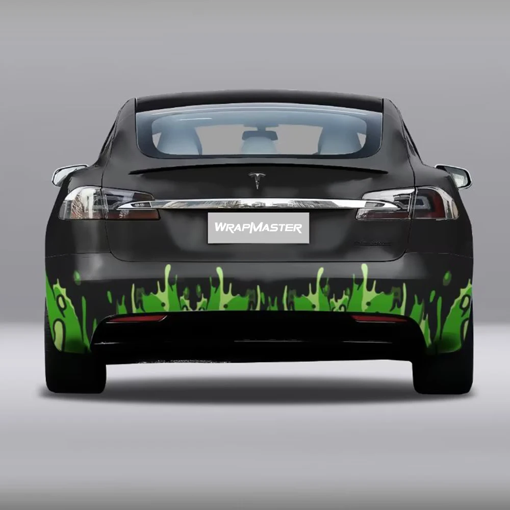 WRAPMASTER 1.52*20mete 3 layers black green how to vinyl wrap a car wrap material colors