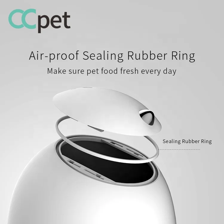 Ccpet OEM ODM Factory 2L 4L 6L Remote Control Wifi Automatic Dog Cat Automatic Pet Feeder