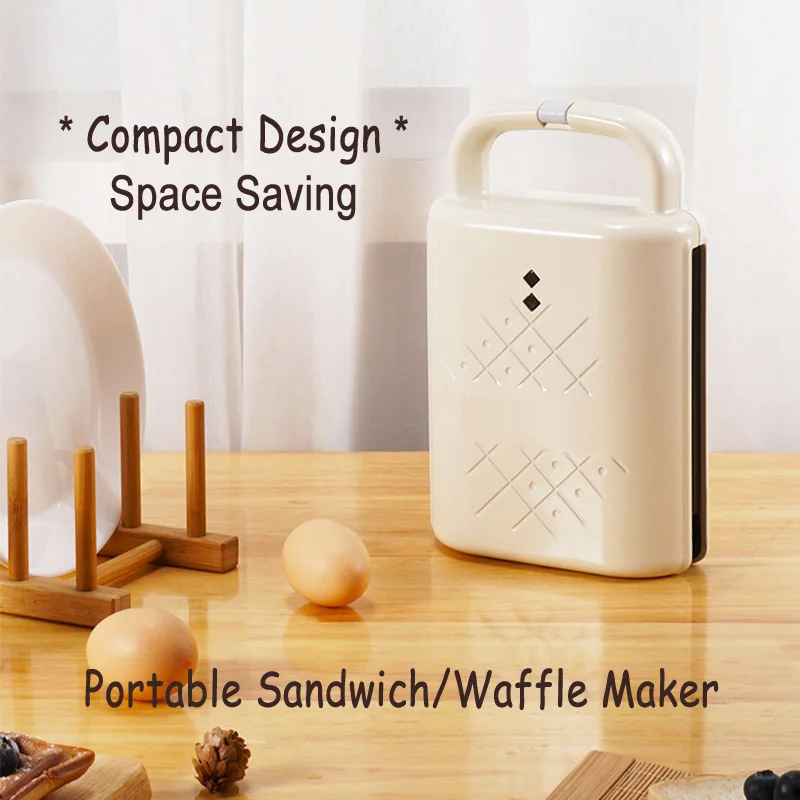 
Wholesale Tabletop Electric Breakfast Cooker Multi-functional Waffle Maker Sandwich Maker 