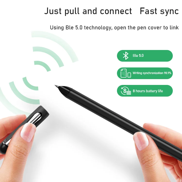 Convenient Business Taking Note Digital Smartpen Compatible with Capture Writing Tool Smart Pen Comes with Notebook