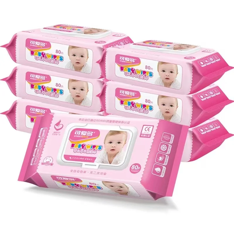 OEM Baby Hand and Mouth Wipes Manufacturer From China Non-woven Fabric Baby Wet Wipes