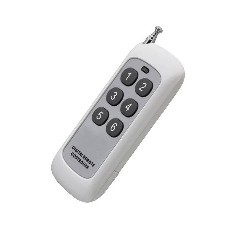 433mhz rf transmitter receiver module 6 button remote hoist controller Ev1527 learning code Wii remote