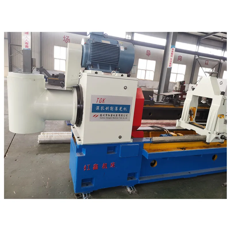 TGK30x7  CNC deep hole skiving roller burnishing machine  both job and tool rotate