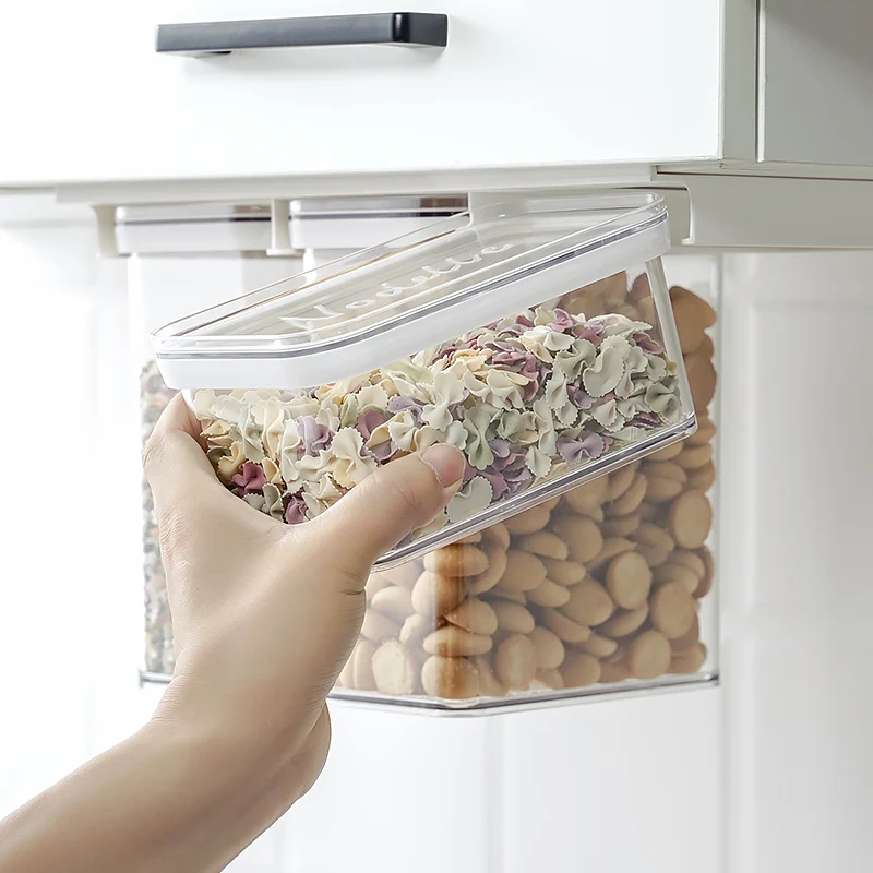 Freshness 0.9L 2.4L 3.4L Airtight Clear Food Storage Containers Airtight Storage Container Airtight Pet Food Storage Container