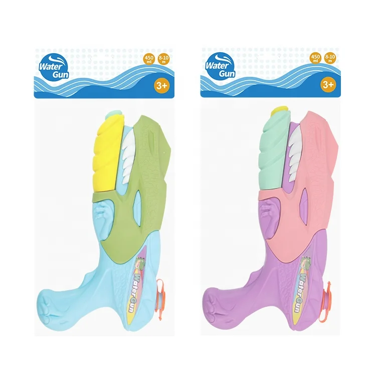 2024 Newly Outdoor Toys Pressure Water Gun 2-colors Mixed Range 8-10M with Capacity 450ML