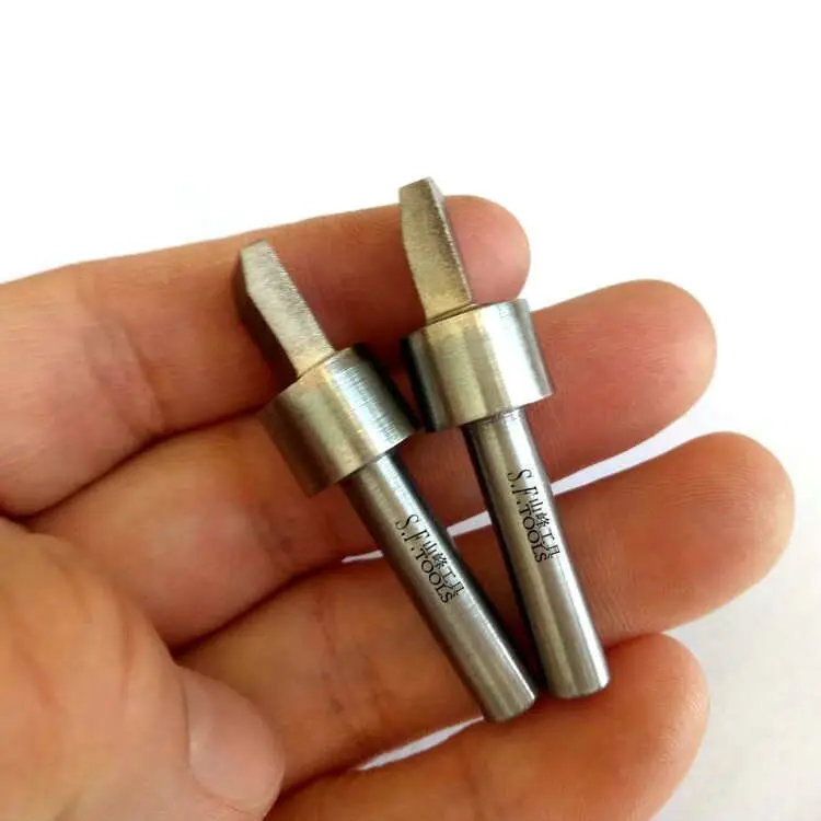 Multi-point diamond trimmer for grinder wheels