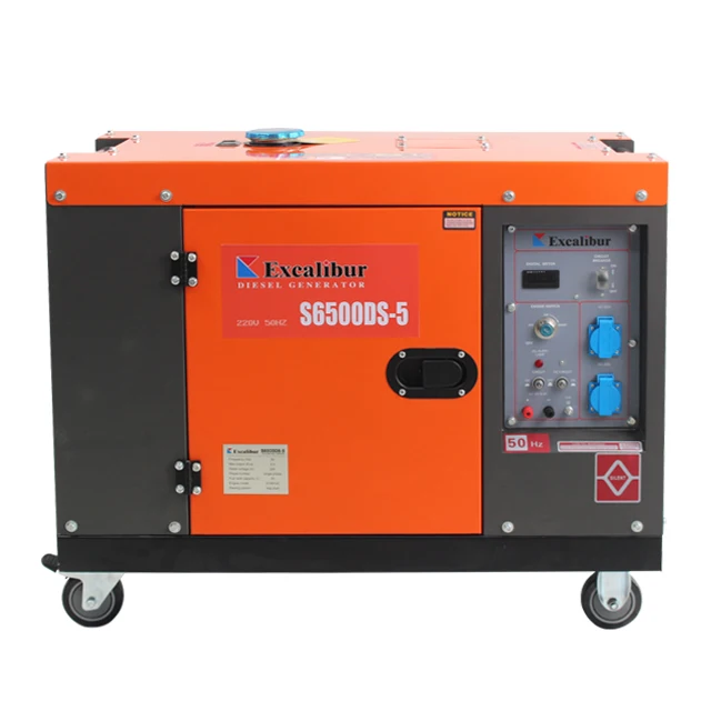 Direct Selling Excalibur hot sale Air cooled Cheap 5kw 6kw 7kw german diesel generator electric generator for home