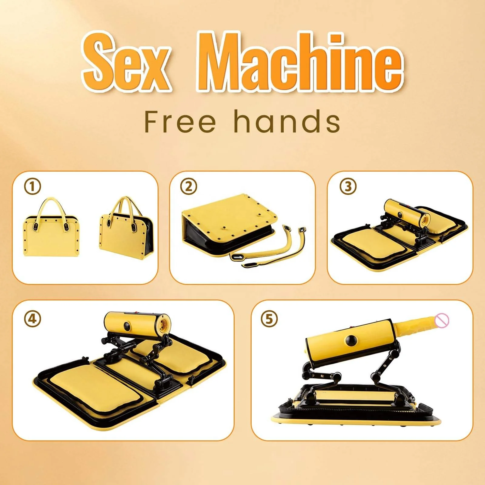 Bluetooth APP Control Female Masturbator Dildo Machine Wireless Remote PU Leather Fashion Handbag Dildo Vibrator Sex Machine