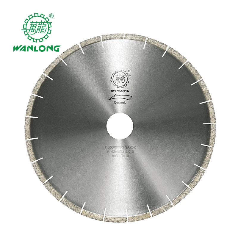 WANLONG Stone Saw Blade Of Horizontal Cutting Blade And Segment For Granite And Marble