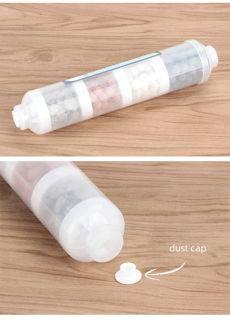Maifan Stone T33 Water Filter Cartridge 10 Inch 4 Stage Mineralizing Weak Alkaline Far Infrared Rays Water Filter Parts