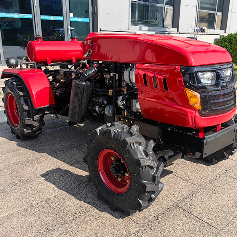 Agricultural Diesel WalkingTractor used tractor tire 14.9 28 tractor with front-end loader sub compact tractor with front loader