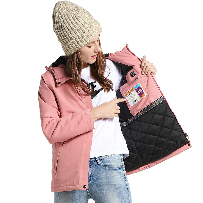 Jacket USB Power Heating Jacket Jacket with Heat Home Canvas Fabric Stand Vintage Decoration Coated