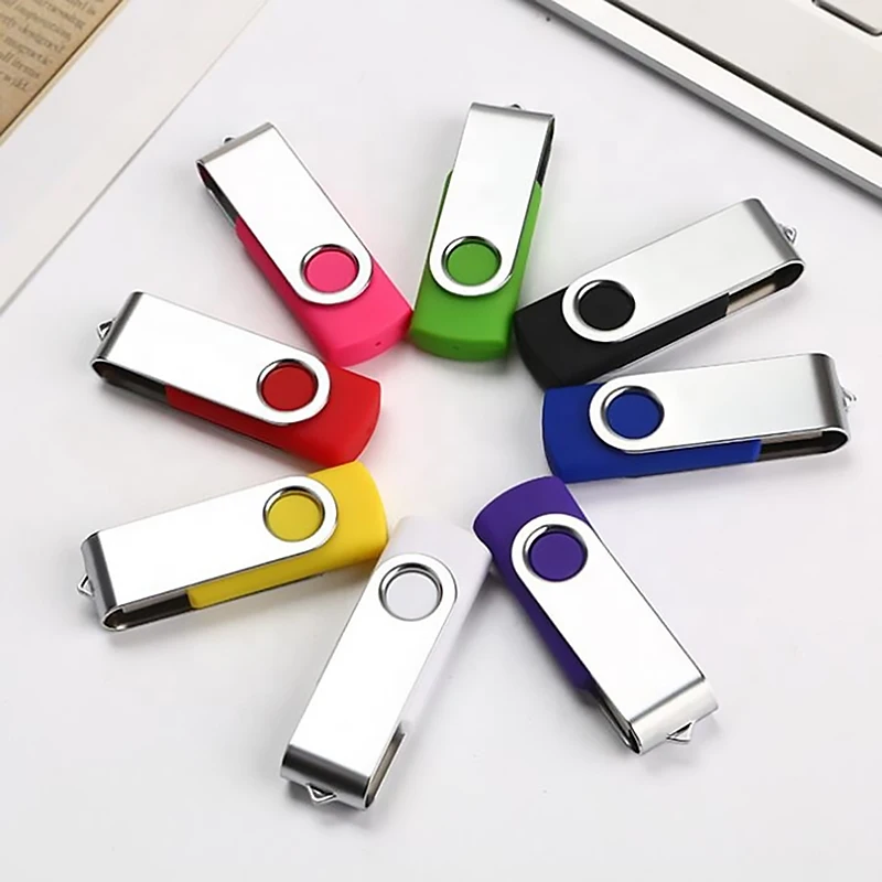Цветной Складной поворотный флеш-накопитель объемом 128 ГБ 32 64 16 USB карта памяти USB-флешка USB-диск