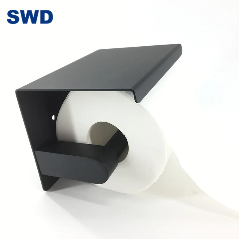 Stainless Steel 304 Bathroom Mobile Phone Storage Shelf Tissue Holder Wall Mount Toilet Paper Holder