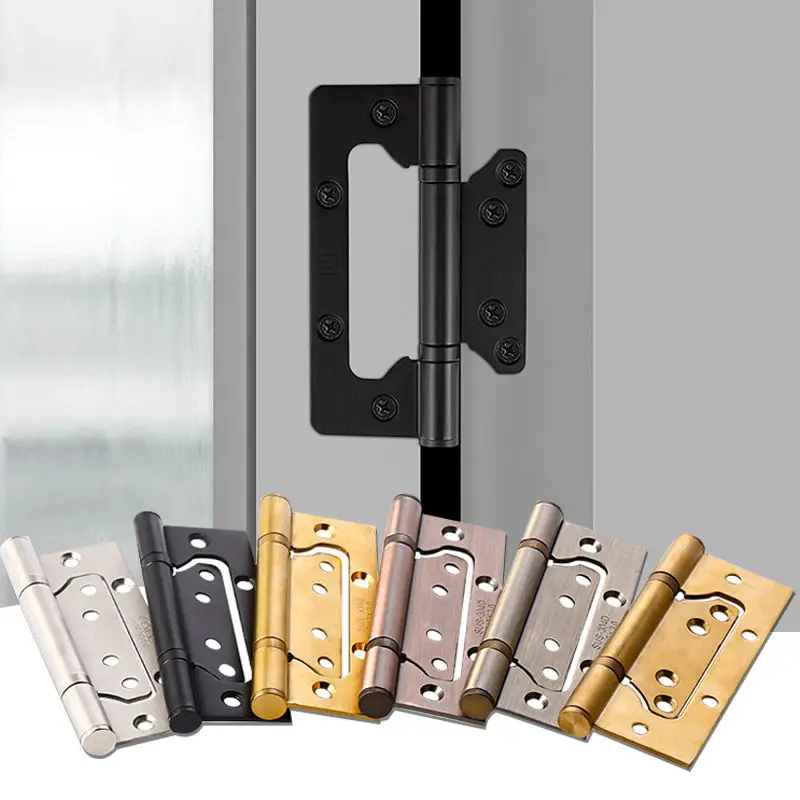 4x3x2.5-2BB Strong Bearing Capacity Shower Door Hinges Silent Bearing Sliding Door Hinges Easy Installation Cabinet Door Hinge