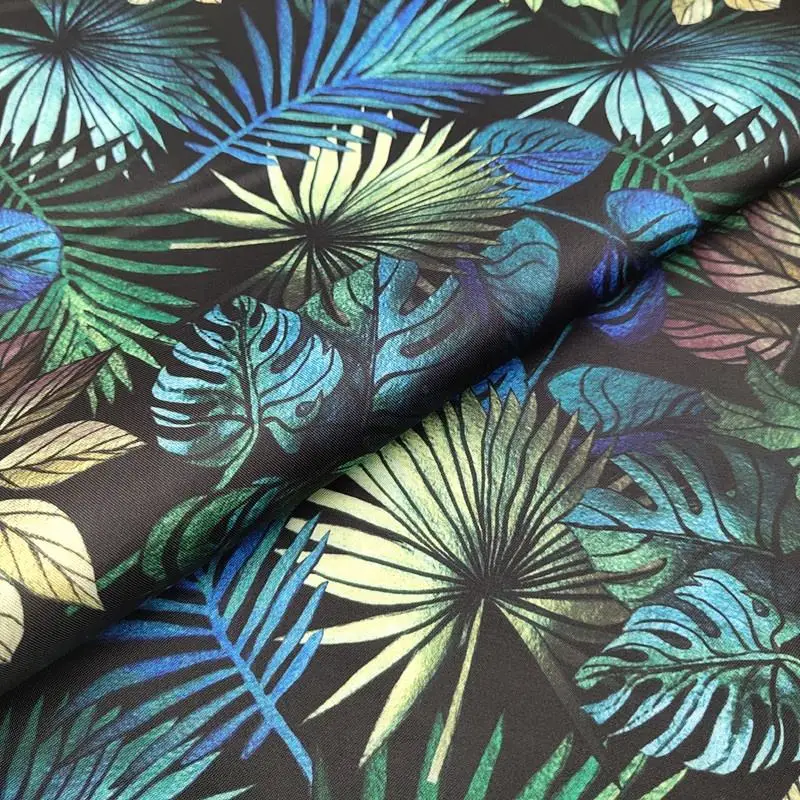 Good Quality Spun Rayon Fabric Printed Rayon Stocklot Rayon Screen Print Ready Goods For Dress