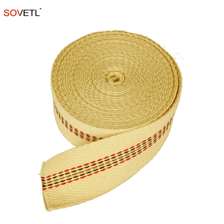 Sustainable Flame 65mm Aramid Fiber Fire Poi Mura Wick Webbing