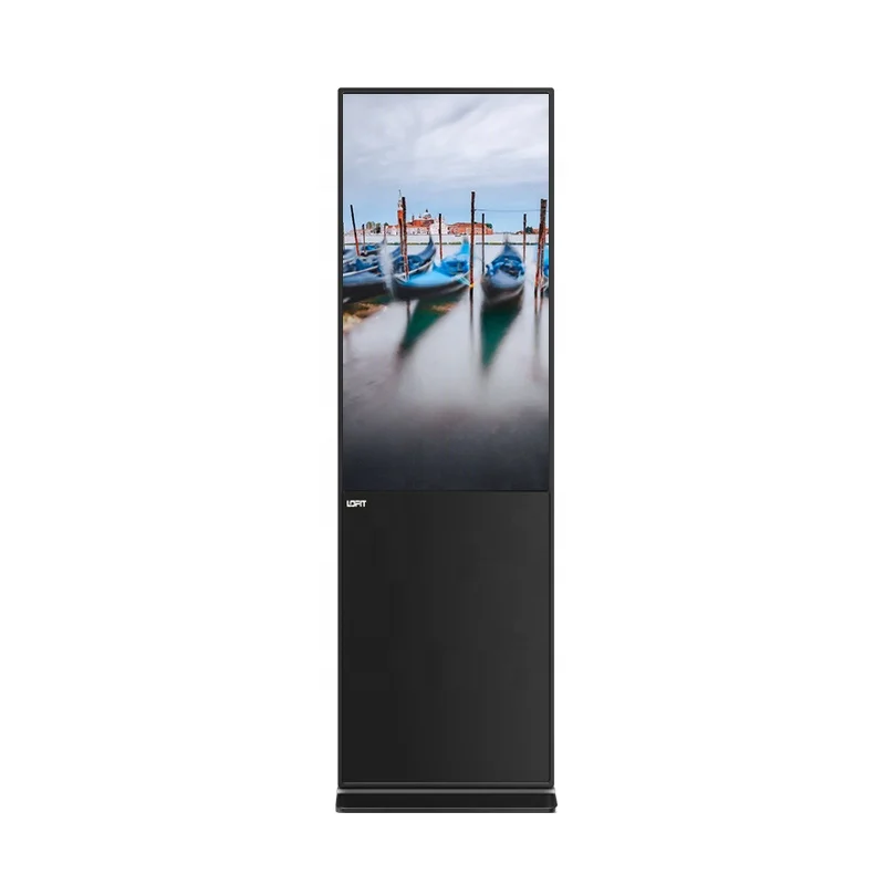 LOFIT 43 49 55 65 Inch Vertical Interactive LCD Screen Player Digital Signage Display Floor Stand Advertising Screen