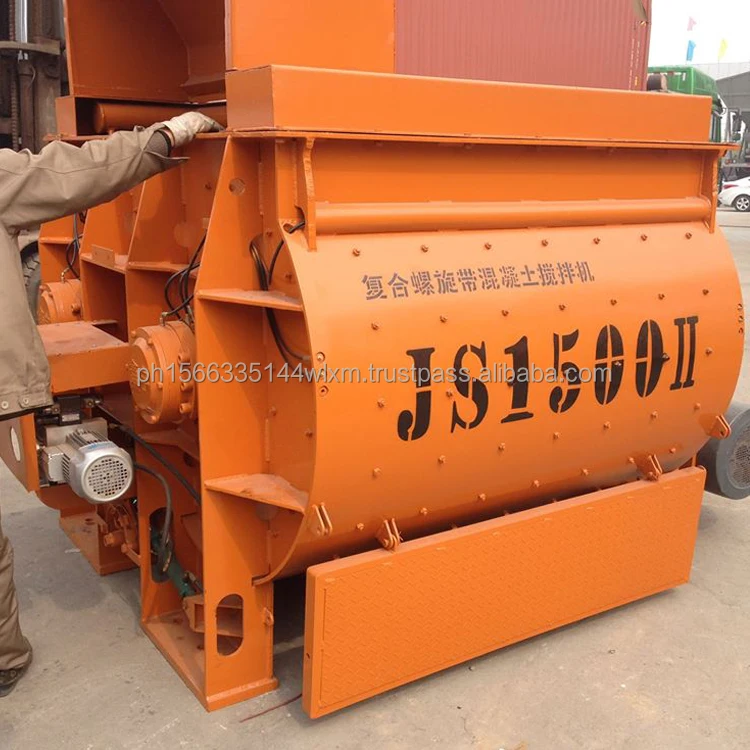 Concrete machinery mixer JS series concrete mixer JS1000 JS1500 cement mixer