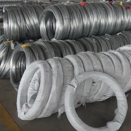 Hot dip galvanizing steel wire rope galvanized wire 1.3mm 25kg gi zinc coated rod 3.0mm & 7.6mm price per ton