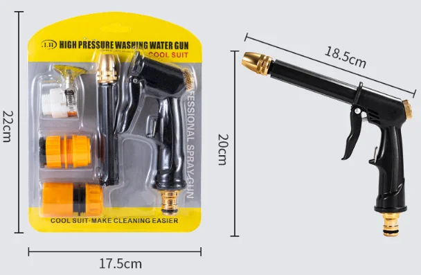 Professional Manufacturer Garden Hose Nozzle Garden Water Guns Car Wash Nozzle Kit