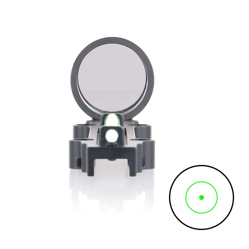 Focuhunter Light Weight 1X28 Fiber Red Dot Sight Red Fiber Optic Scope Sight for Hunting