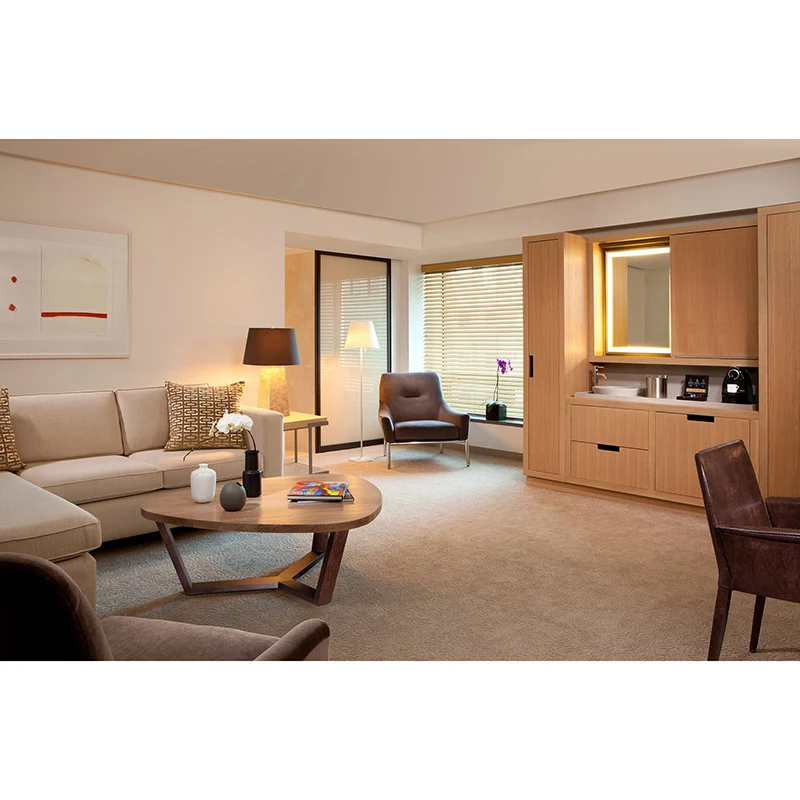 Taisen Hotel casegoods bedroom sets Elegant hotel furniture for 5 star with good quality