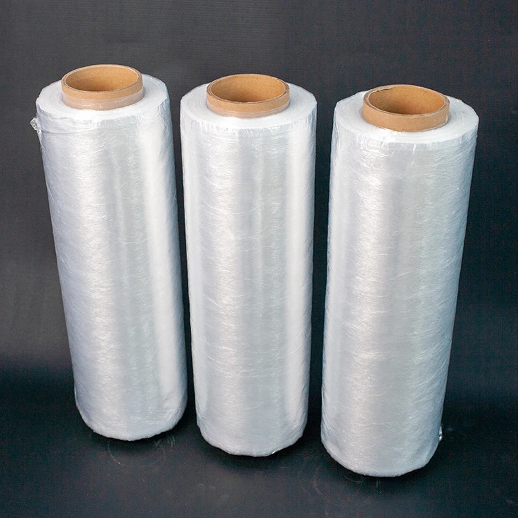 Custom Hand Grade Pre Stretch Wrap Film Roll Packing Lldpe Pre-Stretched Film Pallet Wrapping PE Plastic Strech Film