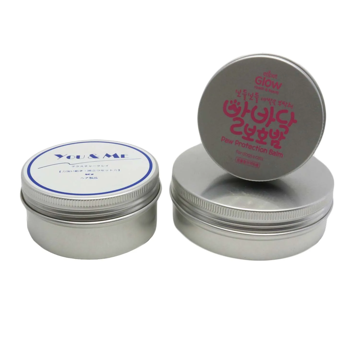 Wholesale 5g 10g 15g 30g 50g 80g 100g 150g 200g 250g 300g 500g 1000g metal aluminum cosmetic cream candle jar AJ-888C