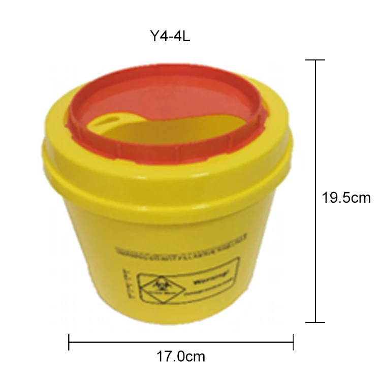 Sharps Needle Puncture Disposal Containers Sharps Box Needle Disposal Box Small 4L Sharps Container