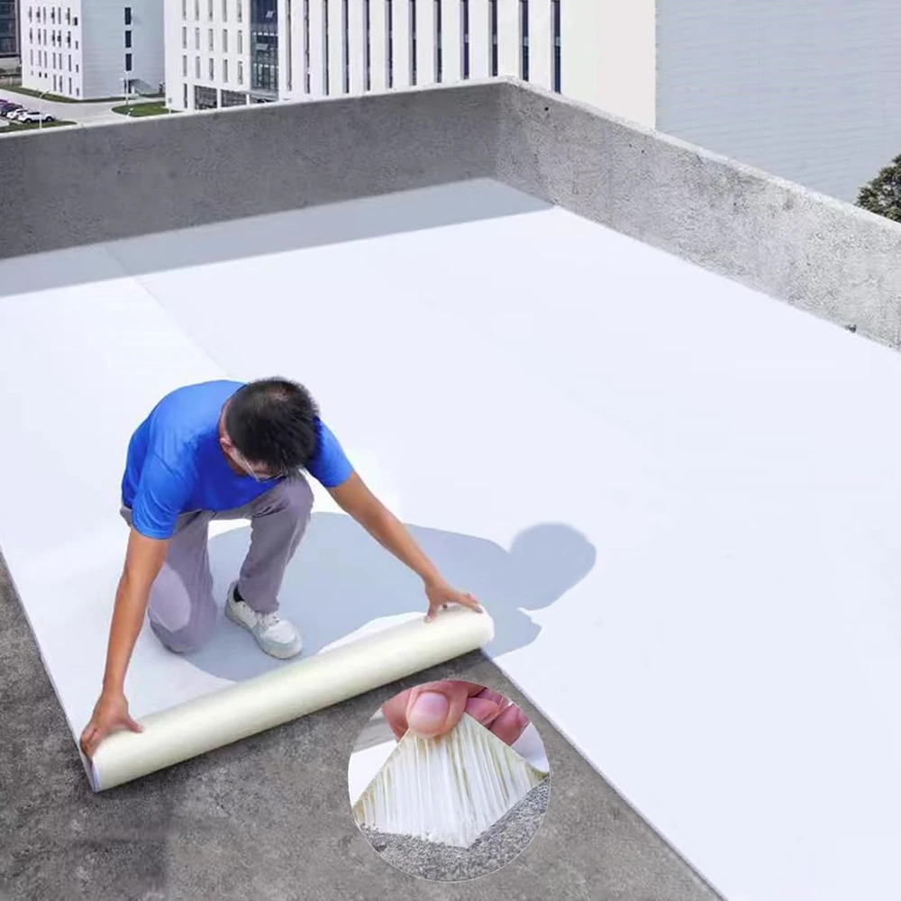 Super Strong Self-Adhesive PVDF Butyl Rubber Tape Waterproof Roll for Joint Insulation and Color Steel Metal Roof Repair Systems