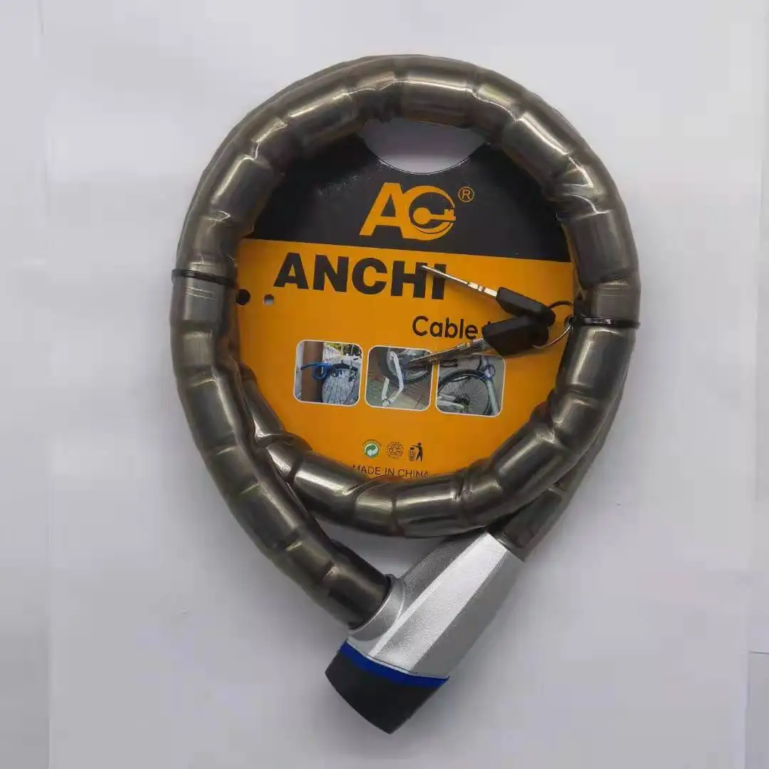 
Factory main product wholesale motorcycle locks professional lock bike chain octagonal cable lock 