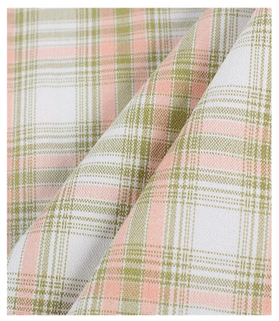 2023 Manufacturers spot selling check soft hand feel printing linen viscose fabric woven