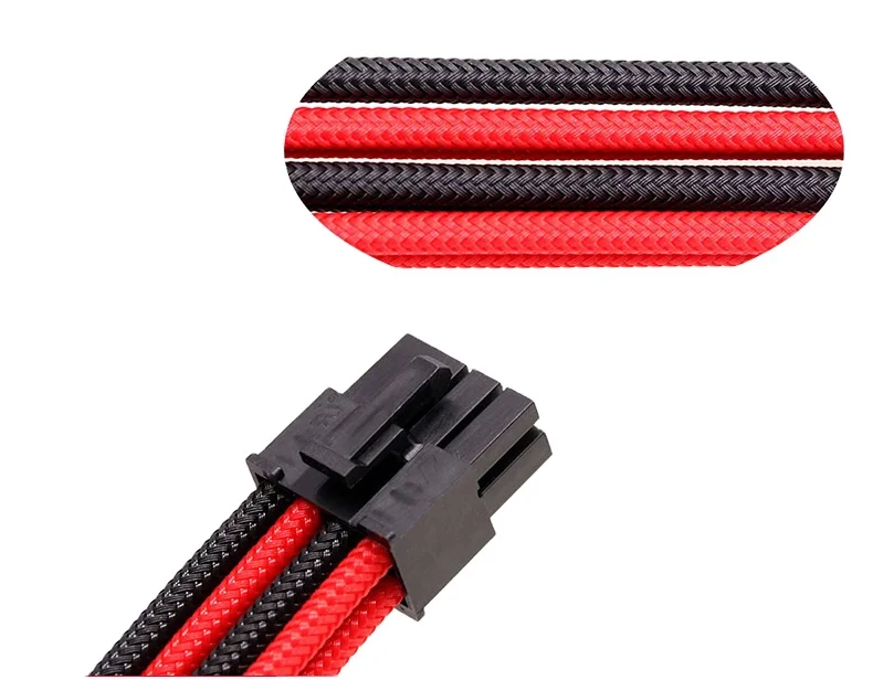 ATX power cable vga cable 6+2p graphics card extension cable Video card 6+2p computer power cord